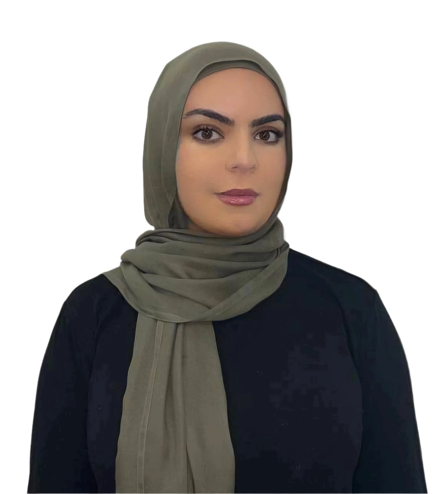 Olive Modal Hijab Set