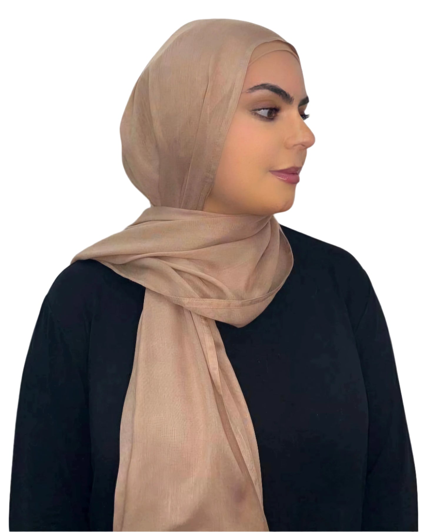 Camel Modal Hijab Set