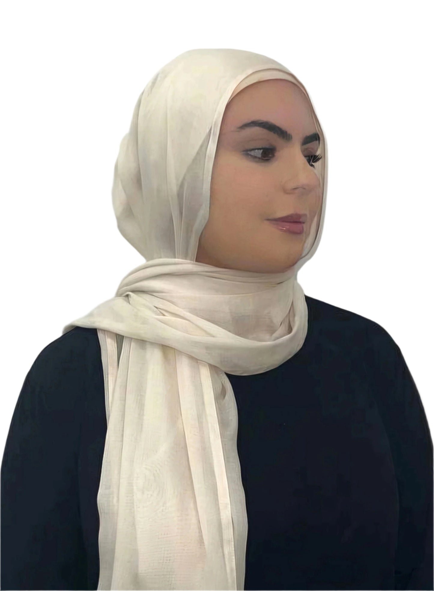 Ivory Modal Hijab Set