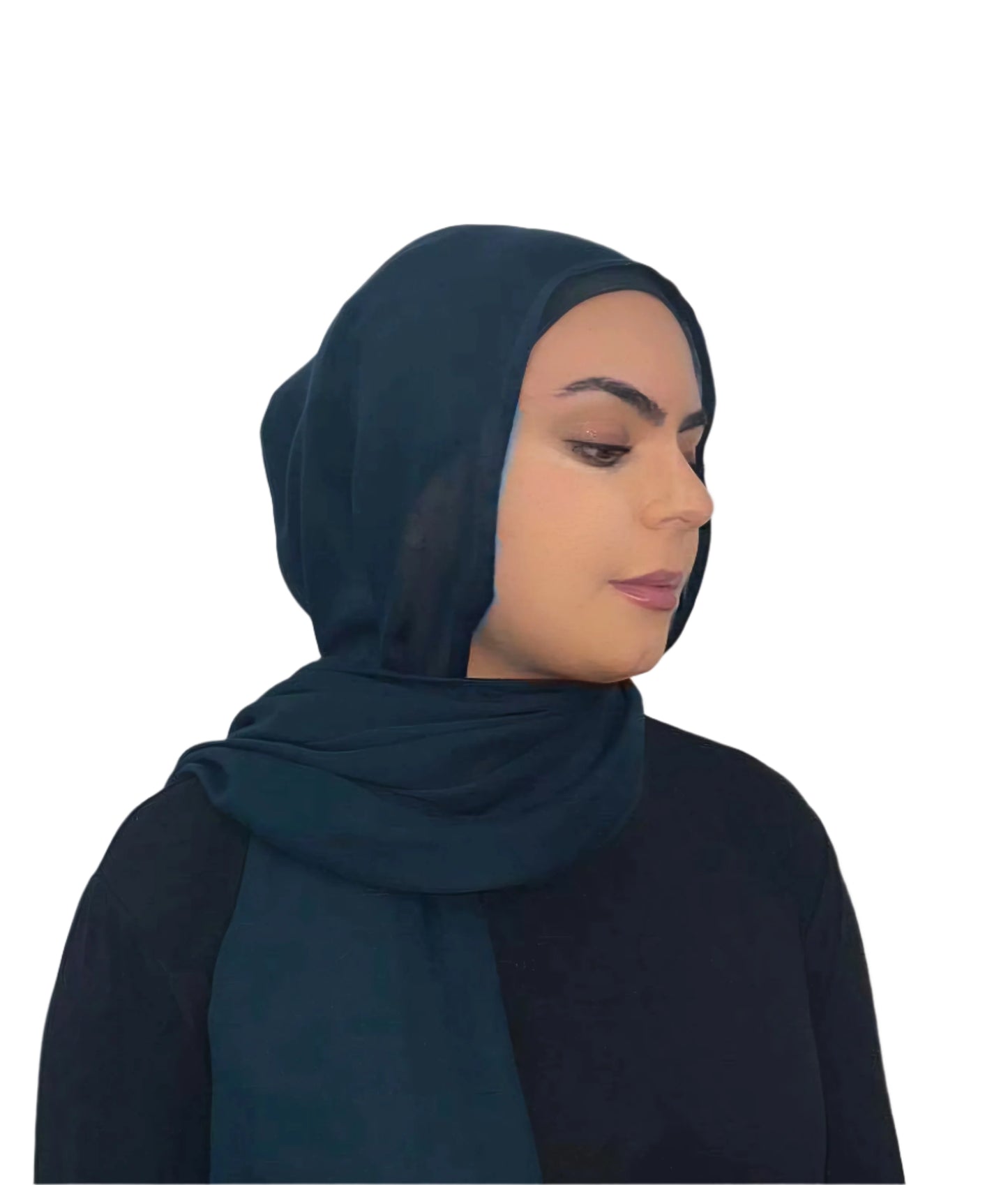 Teal Modal Hijab Set