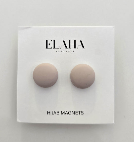 Beige Non-Snag Hijab Magnet